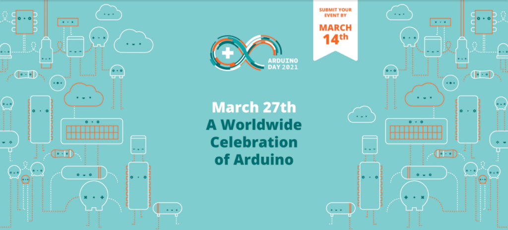 Banner: 27 Março - uma celebração mundial do arduino